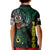Personalised Vanuatu Kid Polo Shirt Turtle Chest Tattoo Flag Color - Penama LT7 - Polynesian Pride