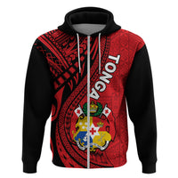 Custom Polynesian Tonga Hoodie Tribal Pattern Unique Version LT9 - Polynesian Pride
