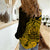 Polynesian Tahiti Island Women Casual Shirt The Wave of Water - Gold LT9 - Polynesian Pride