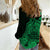 Polynesian Tahiti Island Women Casual Shirt The Wave of Water - Green LT9 - Polynesian Pride