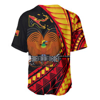 (Custom Personalised) Papua New Guinea Baseball Jersey The Greater Bird of Paradise LT9 - Polynesian Pride
