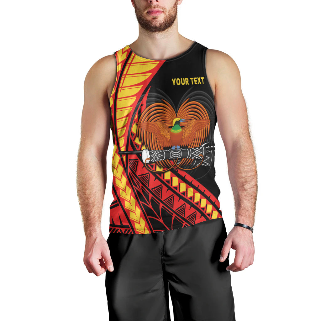 (Custom Personalised) Papua New Guinea Men Tank Top The Greater Bird of Paradise LT9 - Polynesian Pride