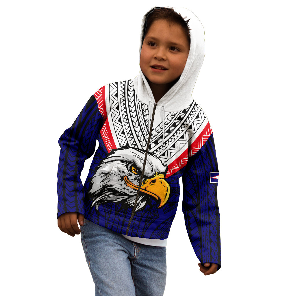 (Custom Personalised) American Samoa Independence Day Kid Hoodie Simple Style LT9 - Polynesian Pride