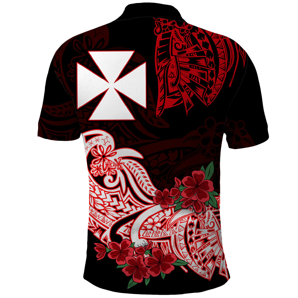 Wallis et Futuna Polo Shirt Polynesian Floral Tribal LT9 - Polynesian Pride