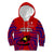 Papua New Guinea Kid Hoodie Central Province Mix Coat Of Arms Polynesian Art LT14 Hoodie Red - Polynesian Pride
