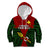 Papua New Guinea Kid Hoodie Chimbu Province Mix Coat Of Arms Polynesian Art LT14 Hoodie Red - Polynesian Pride