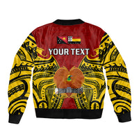 (Custom Personalised) Papua New Guinea Bomber Jacket Madang Province Mix Coat Of Arms Polynesian Art LT14 - Polynesian Pride