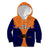 Papua New Guinea Kid Hoodie New Ireland Province Mix Coat Of Arms Polynesian Art LT14 Hoodie Orange - Polynesian Pride