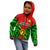Papua New Guinea Kid Hoodie Southern Highlands Province Mix Coat Of Arms Polynesian Art LT14 - Polynesian Pride