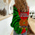 Papua New Guinea Women Casual Shirt Southern Highlands Province Mix Coat Of Arms Polynesian Art LT14 - Polynesian Pride