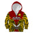 Papua New Guinea Kid Hoodie Western Province Mix Coat Of Arms Polynesian Art LT14 - Polynesian Pride