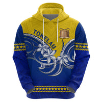Personalised Tokelau Hoodie Tokelauan Tatau Plumeria Special Style LT14 - Polynesian Pride