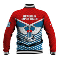 West Papua Baseball Jacket Coat Of Arms And Morning Star Flag LT14 - Polynesian Pride