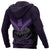 Maori Manaia New Zealand Zip up Hoodie Purple - Polynesian Pride