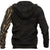 New Zealand Hoodie, Maori Lion Tattoo Pullover Hoodie Gold - Polynesian Pride