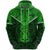 New Zealand Maori Rugby Zip Hoodie Pride Version Green Unisex Green - Polynesian Pride