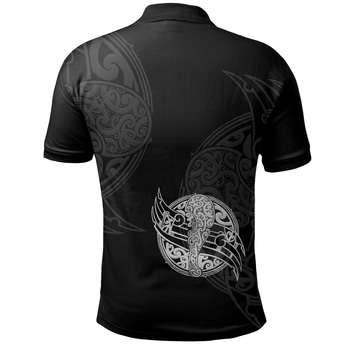 New Zealand Polo Shirt, Maori Warrior Tattoos Golf Shirts - Polynesian Pride