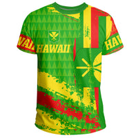 Hawaii Flag Kanaka Maoli Kakau T Shirt - Polynesian Pride