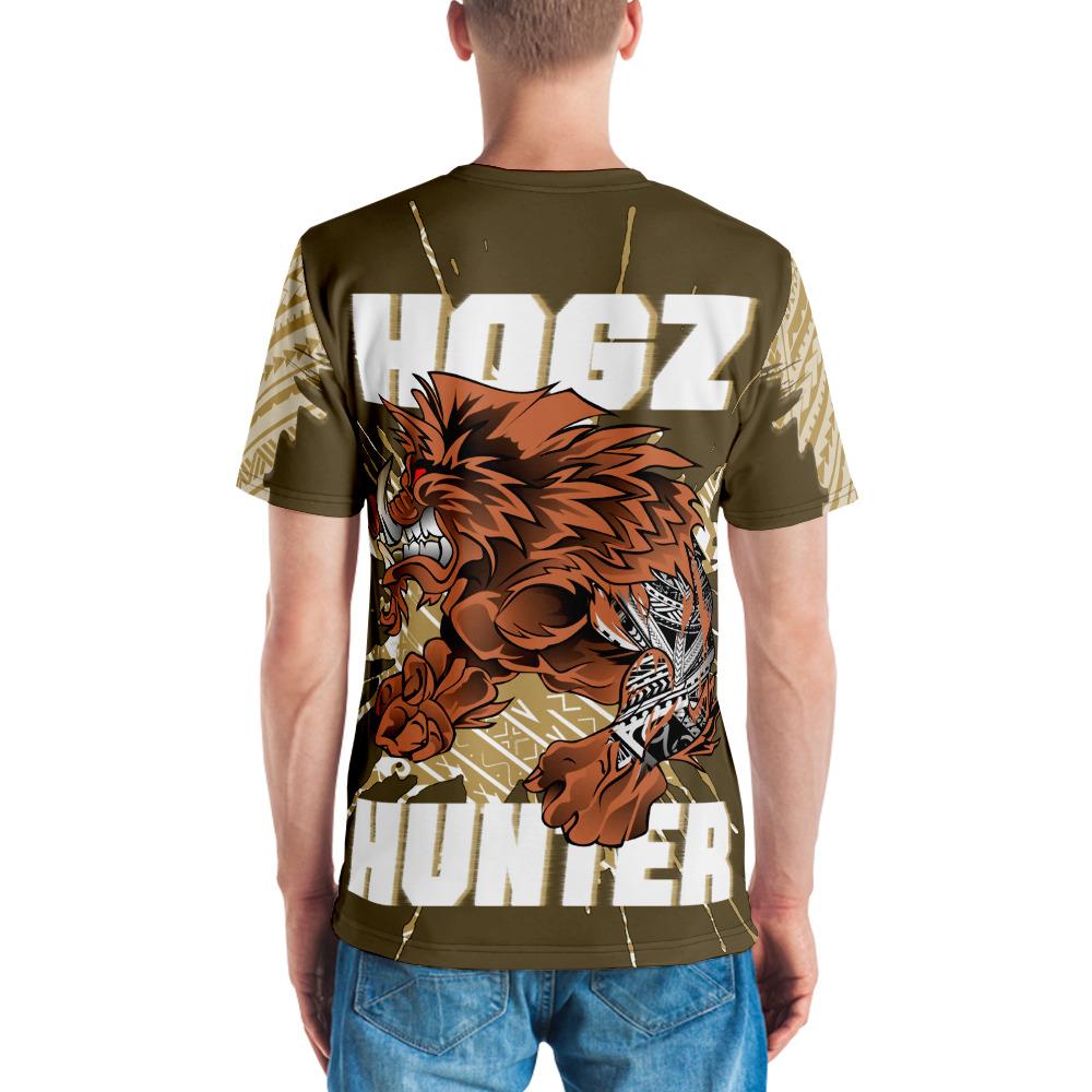 Hawaii Polynesian Hogzilla Hunter Mens T Shirt - Polynesian Pride