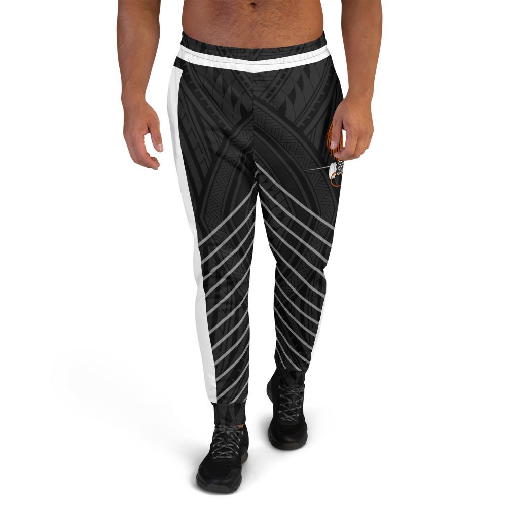 Papua New Guinea Custom Sweatpant - Line Style Polynesian Patterns Unisex Black - Polynesian Pride