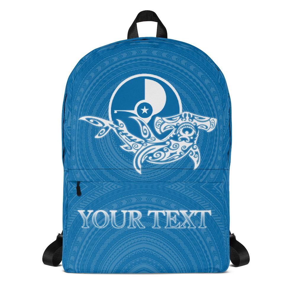 Yap Backpack - Custom Shark With Coat Of Arms Unisex - Polynesian Pride