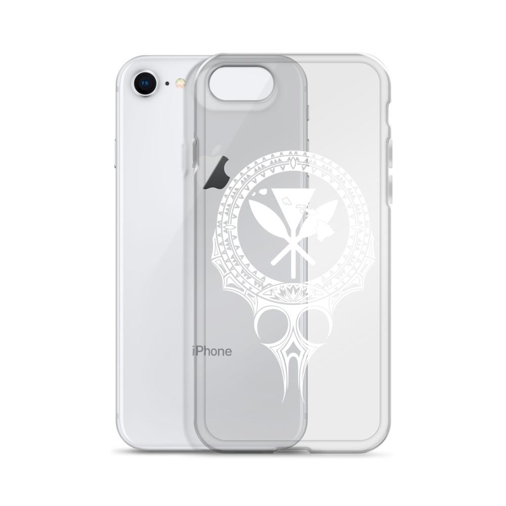 Kanaka Maoli Iphone Case The Eyes White AH iPhone 7/8 Phone Case White - Polynesian Pride