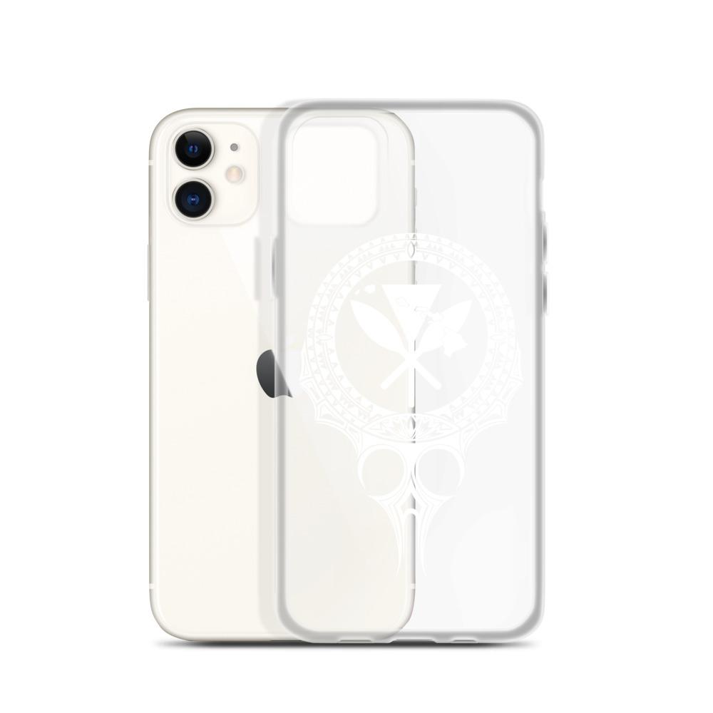 Kanaka Maoli Iphone Case The Eyes White AH iPhone 11 Phone Case White - Polynesian Pride