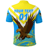 Custom Papua New Guinea Mount Hagen Eagles Polo Shirt Wamp Nga Rugby Blue LT8 - Polynesian Pride
