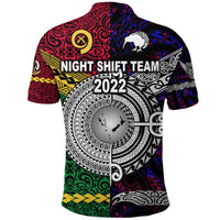 (EastPack) Vanuatu New Zealand Polo Shirt Together Original Style Purple LT8 - Polynesian Pride