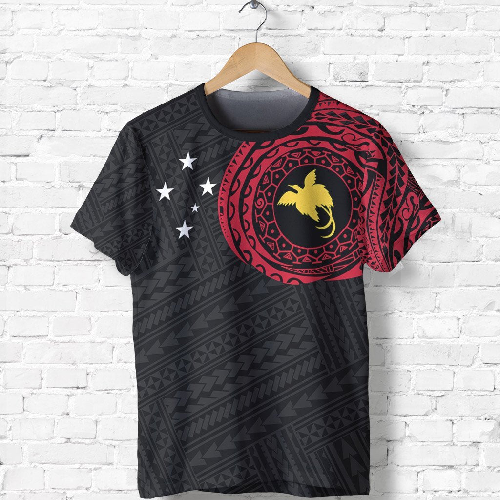 Papua New Guinea T Shirt Papua New Guinea Flag Polynesian Tattoo Style Special Unisex Art - Polynesian Pride