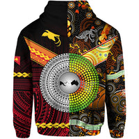 Papua New Guinea Australia Aboriginal Hoodie Together LT8 - Polynesian Pride