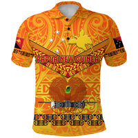 Papua New Guinea Kumuls Polo Shirt Simple Style Yellow Vibes LT8 - Polynesian Pride
