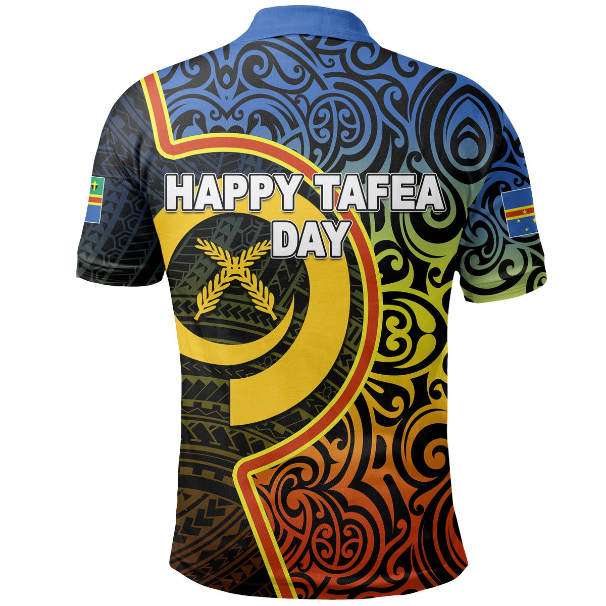 Tafea Day Polo Shirt Of Vanuatu Polynesian Flag Color LT6 - Polynesian Pride