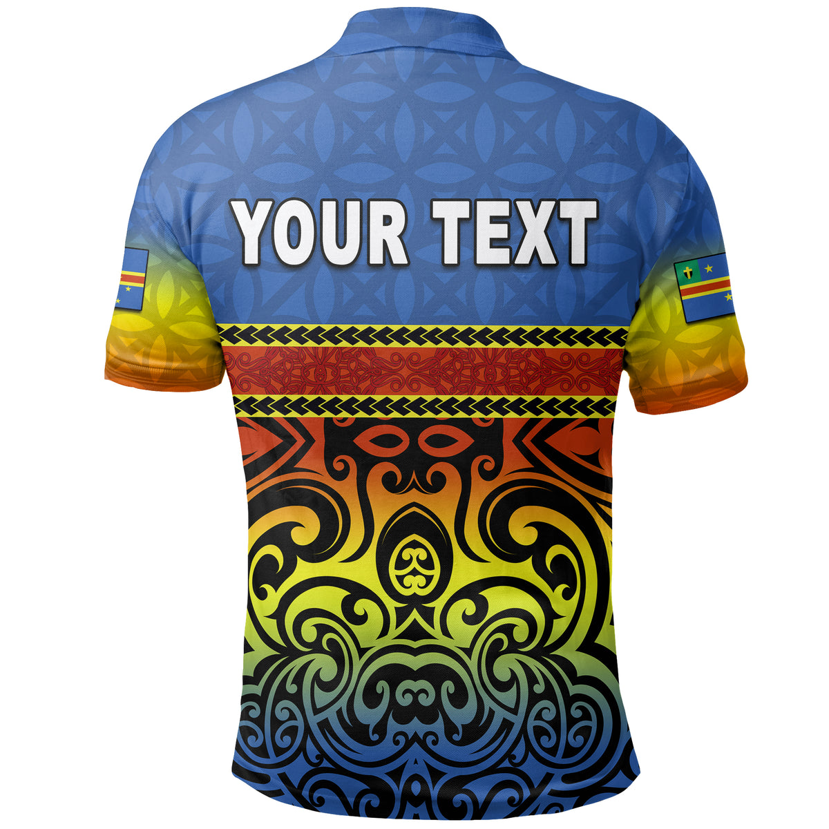 Custom Tafea Province Polo Shirt Of Vanuatu Polynesian Flag Style LT6 - Polynesian Pride