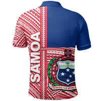 Samoa Flag Polynesian Polo Shirt - Polynesian Pride