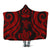 Vanuatu Hooded Blanket - Red Tentacle Turtle Hooded Blanket Red - Polynesian Pride