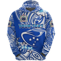 Custom Manu Samoa Rugby Hoodie Unique Vibes White - Polynesian Pride