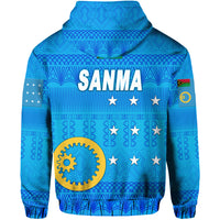 Sanma Province Hoodie Vanuatu Pattern Traditional Style LT8 - Polynesian Pride
