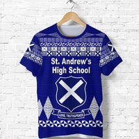 St. andrews High School T Shirt Simple Tongan Kupesi LT8 - Polynesian Pride