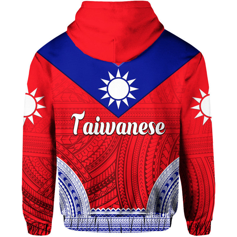 Taiwanese Hoodie Taiwan Unique Polynesian Tattoo LT8 - Polynesian Pride
