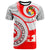 Tonga Polynesian T Shirt Spirit Style Gray Red Color Unisex Red - Polynesian Pride