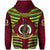 Vanuatu Special Independence Anniversary Hoodie Creative Style Red LT8 - Polynesian Pride