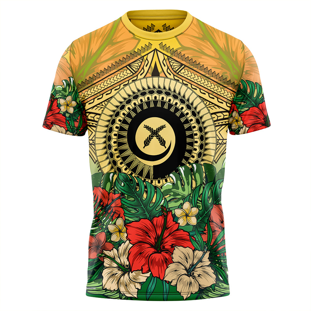 Vanuatu Polynesian Hibiscus T Shirt LT10 Yellow - Polynesian Pride