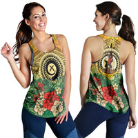 Vanuatu Polynesian Hibiscus Racerback Tank LT10 - Polynesian Pride