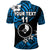 Custom FSM Yap Polo Shirt Unique Vibes Blue LT8 - Polynesian Pride
