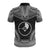 Yap Polo Shirt Yap Flag Polynesian Chief Tattoo Black Version - Polynesian Pride