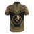 Yap Polo Shirt Coat Of Arms Polynesian Chief Tattoo Gold Version - Polynesian Pride