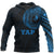 Yap in My Heart Tattoo Style Hoodie Unisex Blue - Polynesian Pride