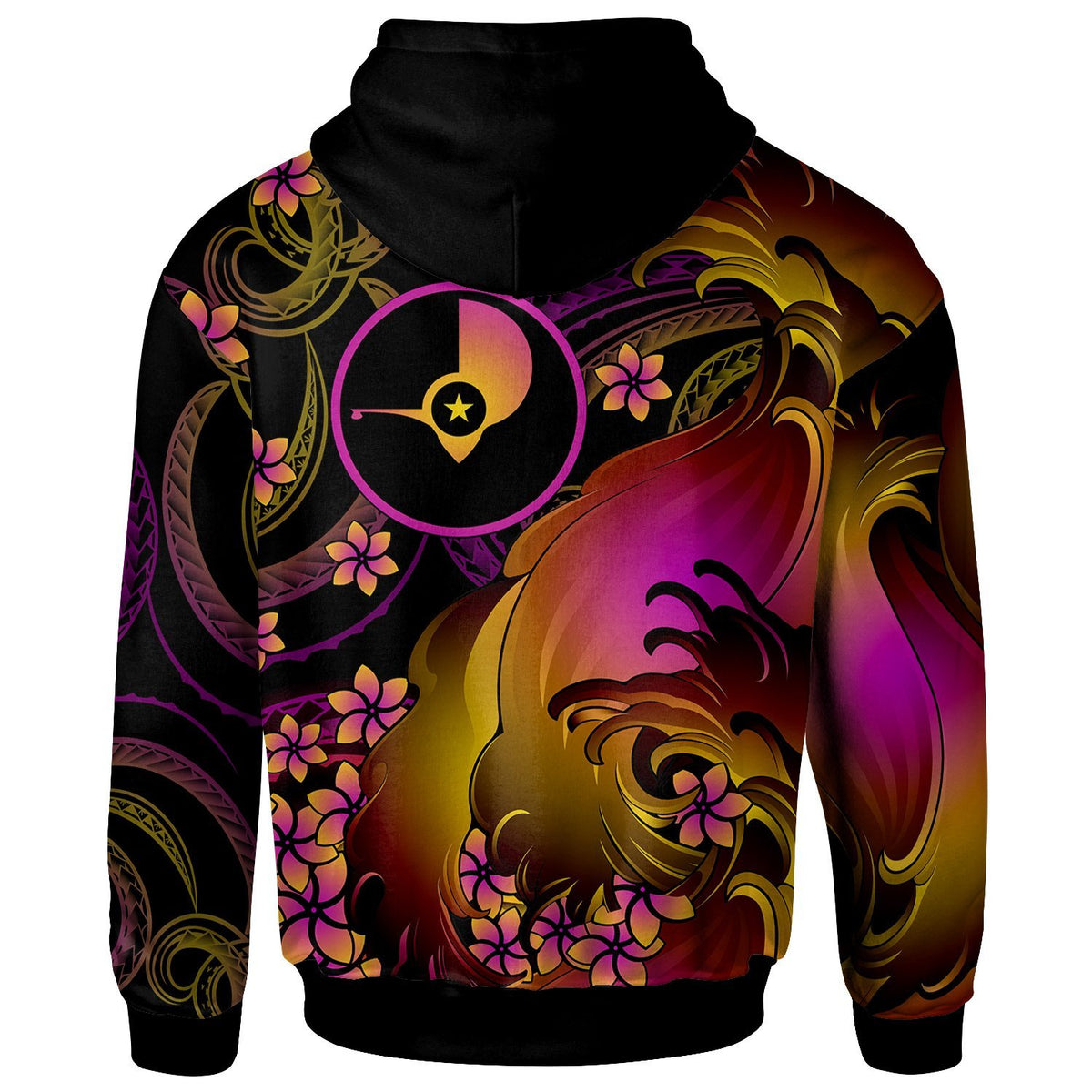 Yap Hoodie Yap in wave - Polynesian Pride