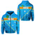 Tafea Province Zip Hoodie Vanuatu Pattern Unique Style LT8 Unisex Blue - Polynesian Pride